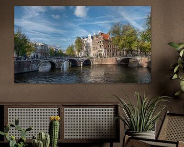 Keizersgracht - Leidsegracht Amsterdam by Frans Nijland