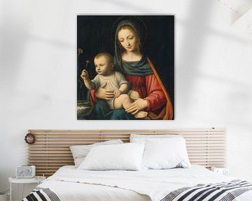 De Madonna van de Anjer - Bernardino Luini van Elize Fotografie