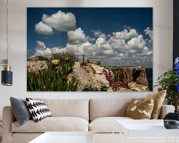 Prachtige wolkenluchten boven de Algarve van Susan van der Riet