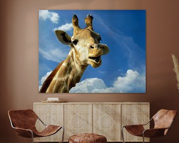 Lustige Giraffe fürs Kinderzimmer von Heike Hultsch