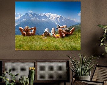 Relax mit Mont Blanc von Menno Boermans
