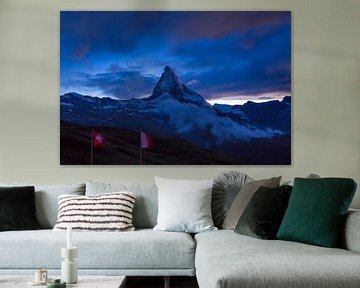 Matterhorn bei Nacht von Menno Boermans