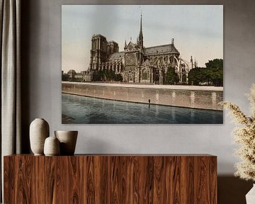 Notre Dame, Paris van Vintage Afbeeldingen