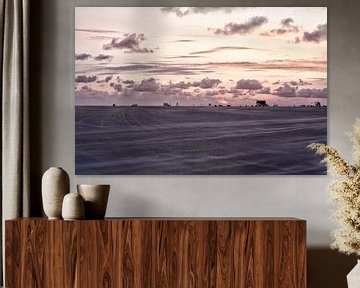 Sunset at the Beach by Mike Ahrens