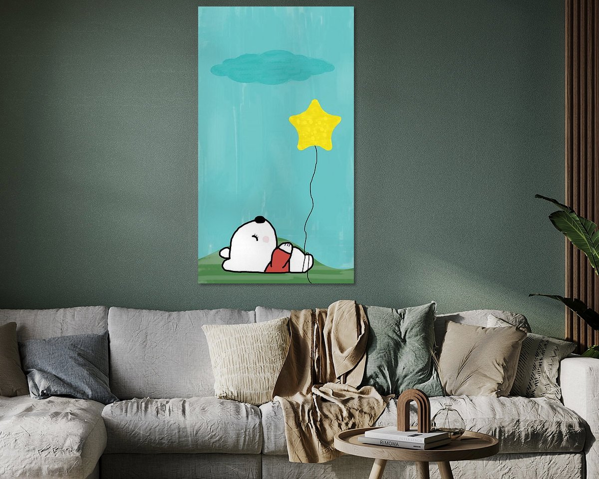 Example of the artwork in a room