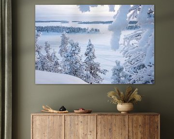 Winter in Lapland van Rene Wolf