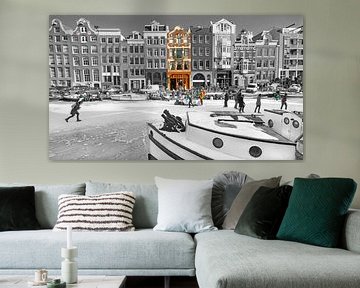 Amsterdam Winter Scene by Dalex Photography
