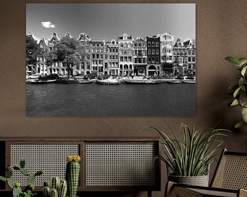Amsterdam mit Grachtenbauten aus dem sechzehnten Jahrhundert am Fürstengraben
