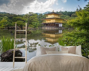 Golden Temple in Kyoto Japan by Celina Dorrestein