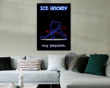 Eishockey van Printed Artings