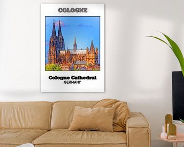 Köln & Kölner Dom by Printed Artings