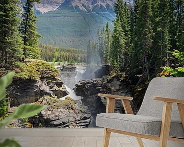 Athabasca waterval van Eline Huizenga