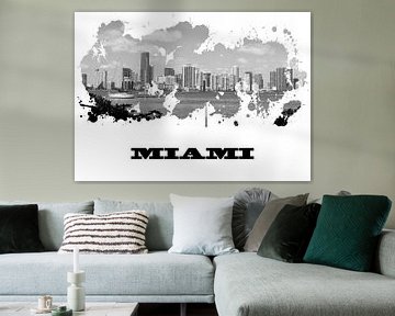Miami van Printed Artings