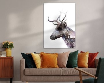 Free (deer) by Marjorie van Zaane