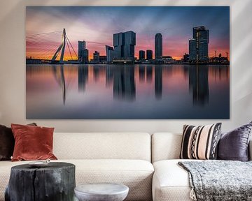 Skyline Rotterdam Fine Art van Alex Riemslag