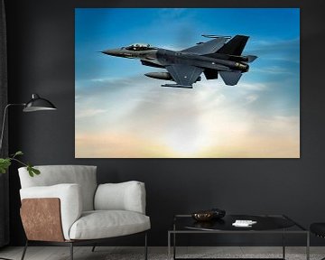 F-16 Fighting Falcon, take off. van Gert Hilbink