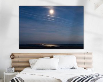 Mondschein auf der Maasvlakte von Danny de Jong