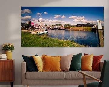 Party in the port of Wijk by Colin van der Bel