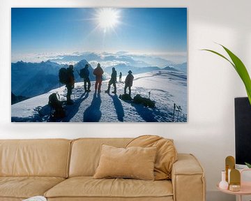 Summit of Mont Blanc by Menno Boermans