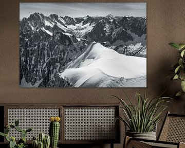Vallée Blanche in Chamonix by Menno Boermans
