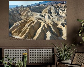Zabriskie point Death Valley van Annette Schoof