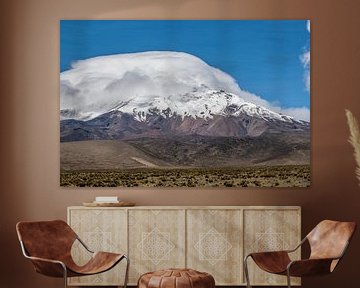 De Chimborazo Vulkaan  in de  Andes van Ecuador sur Lex van Doorn