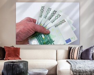 Verschillende euro's biljetten by Marcel Derweduwen