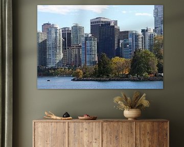 skyline Vancouver by eddy Peelman