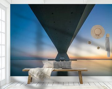 Zeelandbrug van onderen