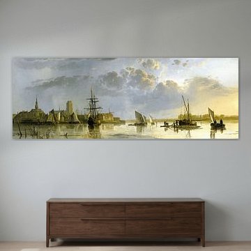 Gezicht op Dordrecht vanuit het noorden, Aelbert Cuyp