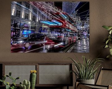 Regent Street Londen sur Rene Ladenius Digital Art