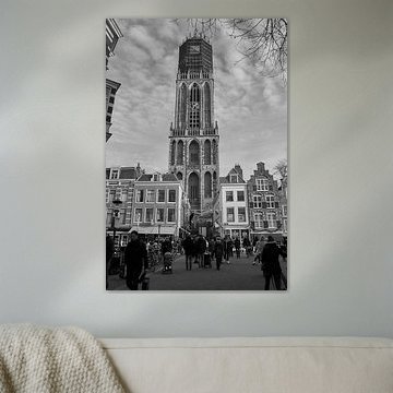Dom Tower in the historic city center of Utrecht