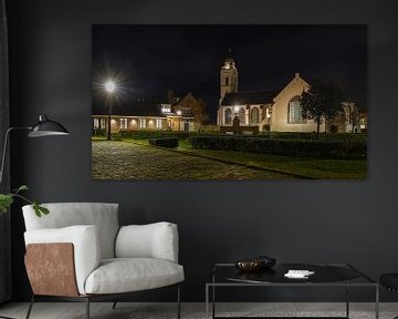 Oude kerk Katwijk aan zee van Dirk van Egmond