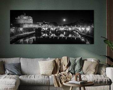 Rome - Ponte Sant'Angelo - Castel Sant'Angelo by Teun Ruijters