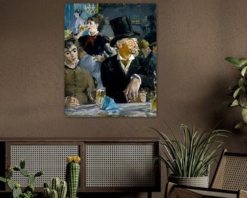 Het café-concert, Edouard Manet