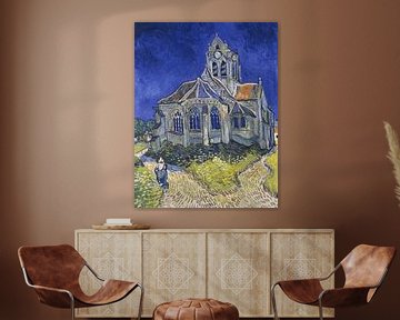 De kerk van Auvers, Vincent van Gogh