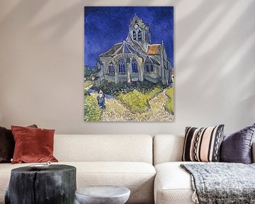 De kerk van Auvers, Vincent van Gogh