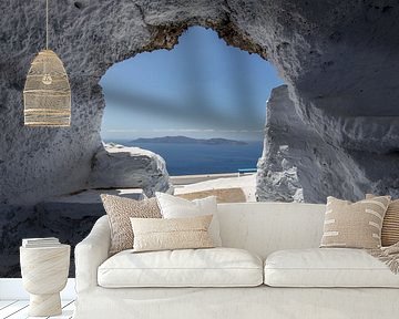 Lost Cave - Santorini by Dennis Eckert