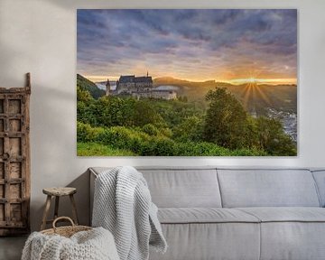 Burg Vianden in Luxemburg von Michael Valjak