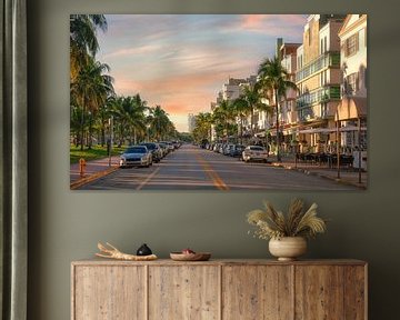 Ocean drive, Miami van Photo Wall Decoration