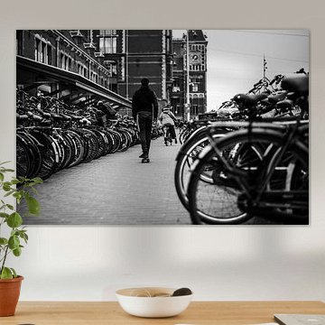 Bicycle parking in Amsterdam