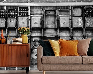 Plug box in old factory by Bart Rondeel