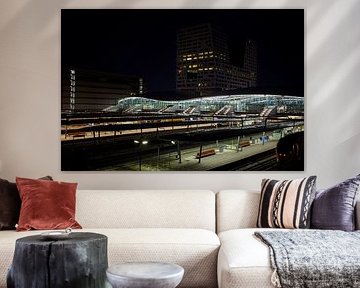 Bahnhof Utrecht bei Nacht