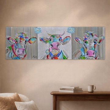 Österreichisches Kuhtrio mit Kuhglocke.