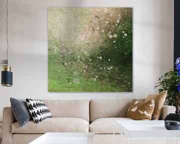 Grüne Spritzer-Landschaft von Go van Kampen