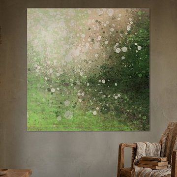 Grüne Spritzer-Landschaft