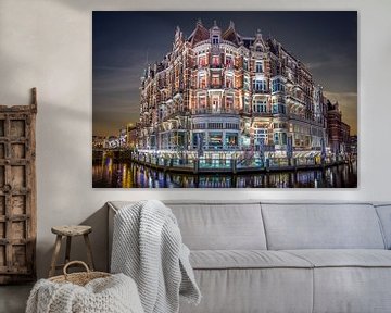 Zonsondergang Amsterdam Hotel De L'Europe