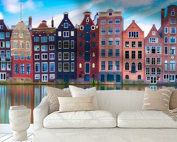 Damrak Grachtenpanden Amsterdam