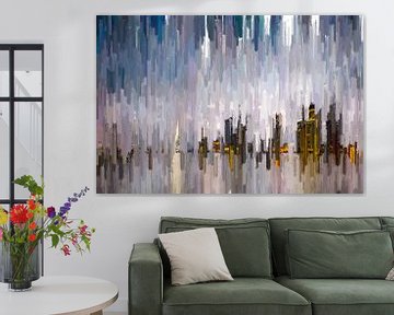 Abstracte skyline van Arjen Roos