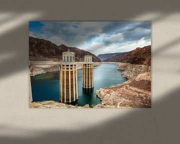 Hoover Dam USA waterinlaattorens
